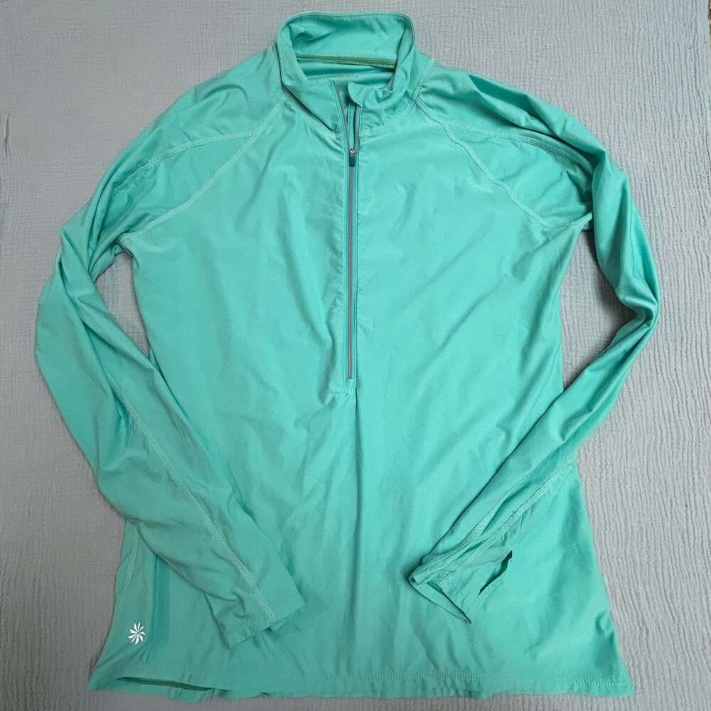 Athleta Women's Lightweight Quarter-Zip Long Sleeve Athletic Pullover